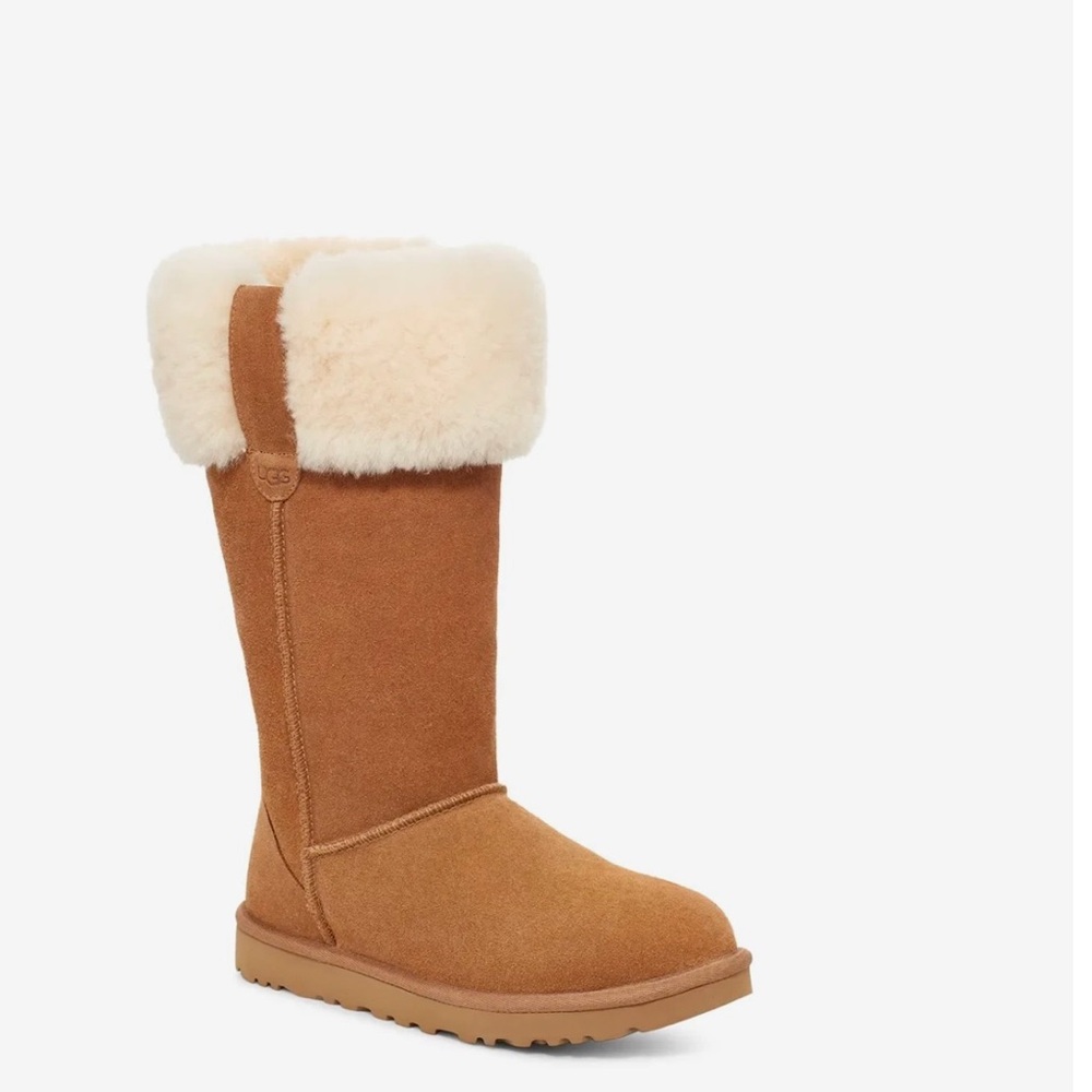 UGG Tan Shearling Boots